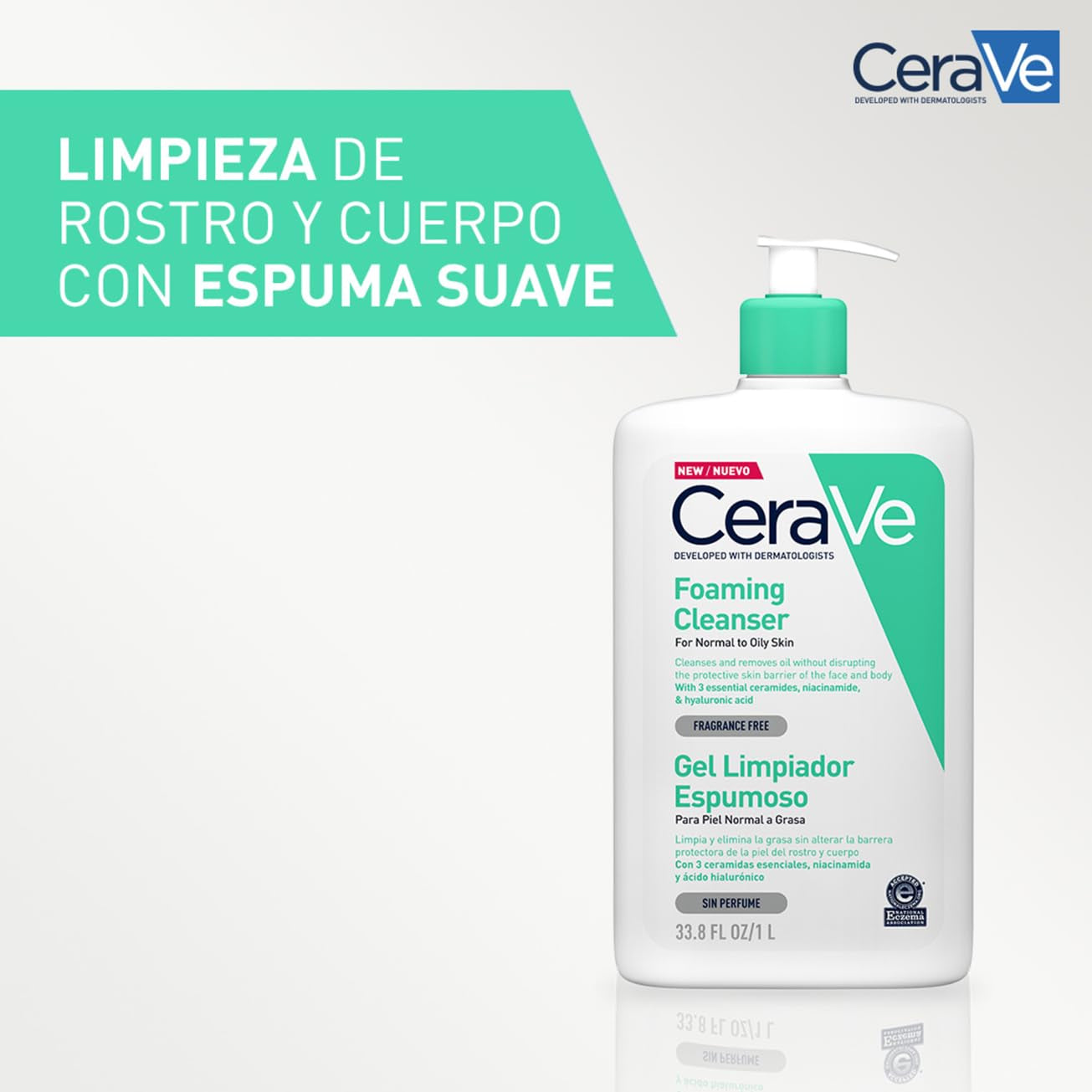 Cerave Gel Limpiador Espumoso