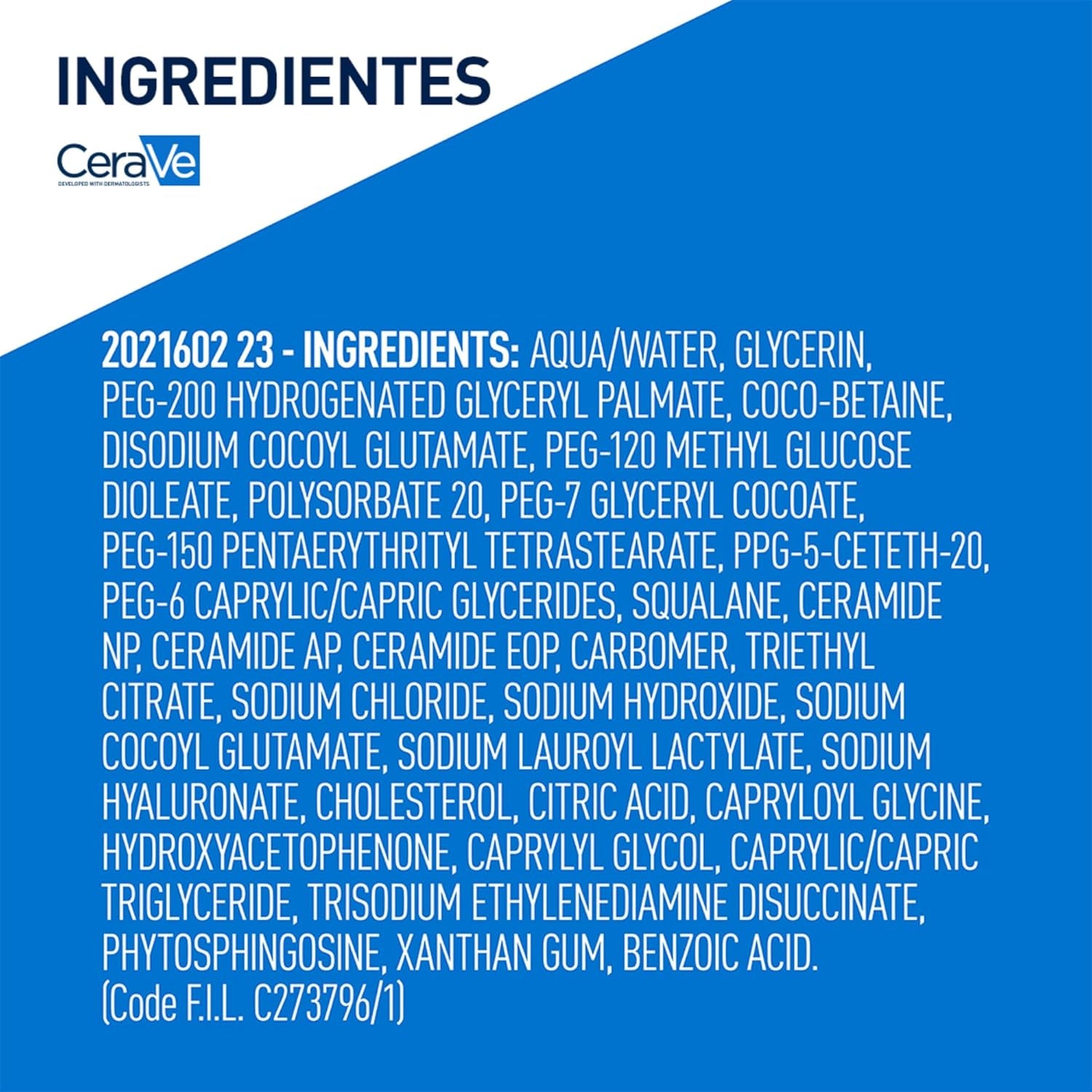 Cerave Limpiador En Aceite Espumoso Hidratante, Para Pieles Normales a Muy Secas Con Tendencia Atópica, Para Rostro Y Cuerpo, Limpia E Hidrata, Enriquecido Con Ácido Hialurónico, 473Ml